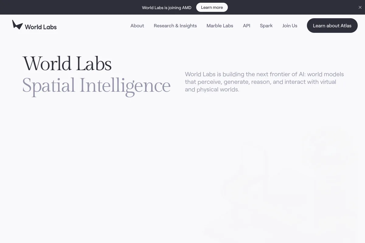 World Labs resource page screenshot