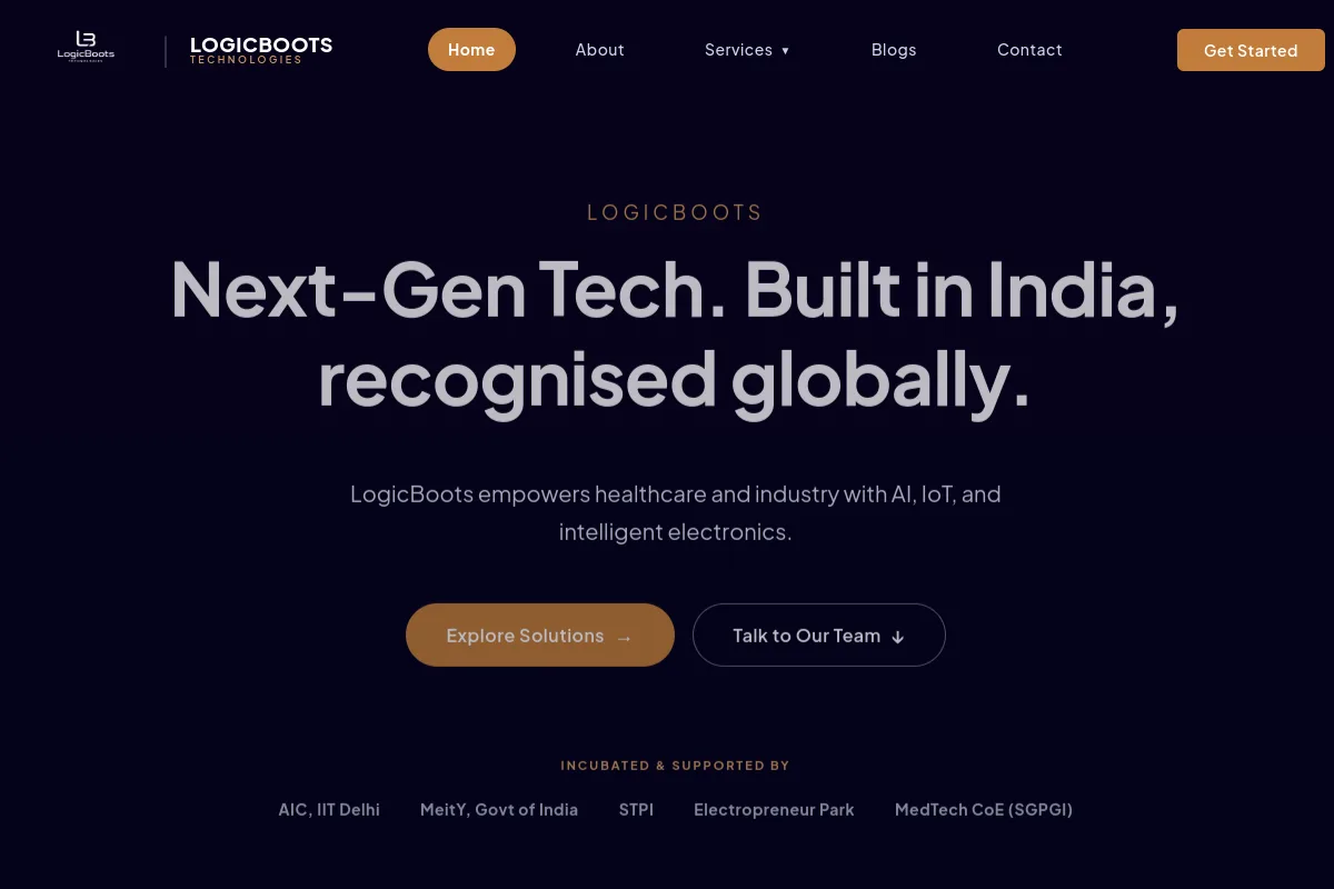 Logicboots website or repository screenshot
