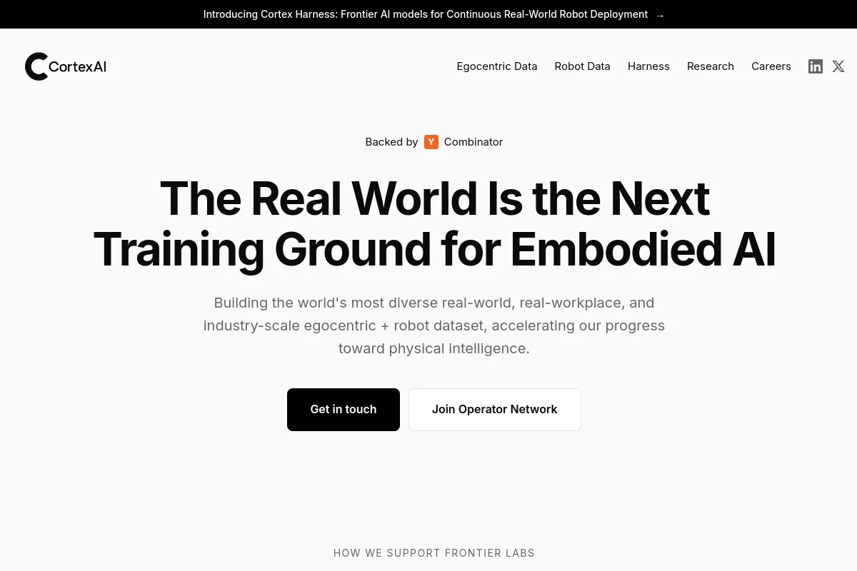 Cortex AI website or repository screenshot