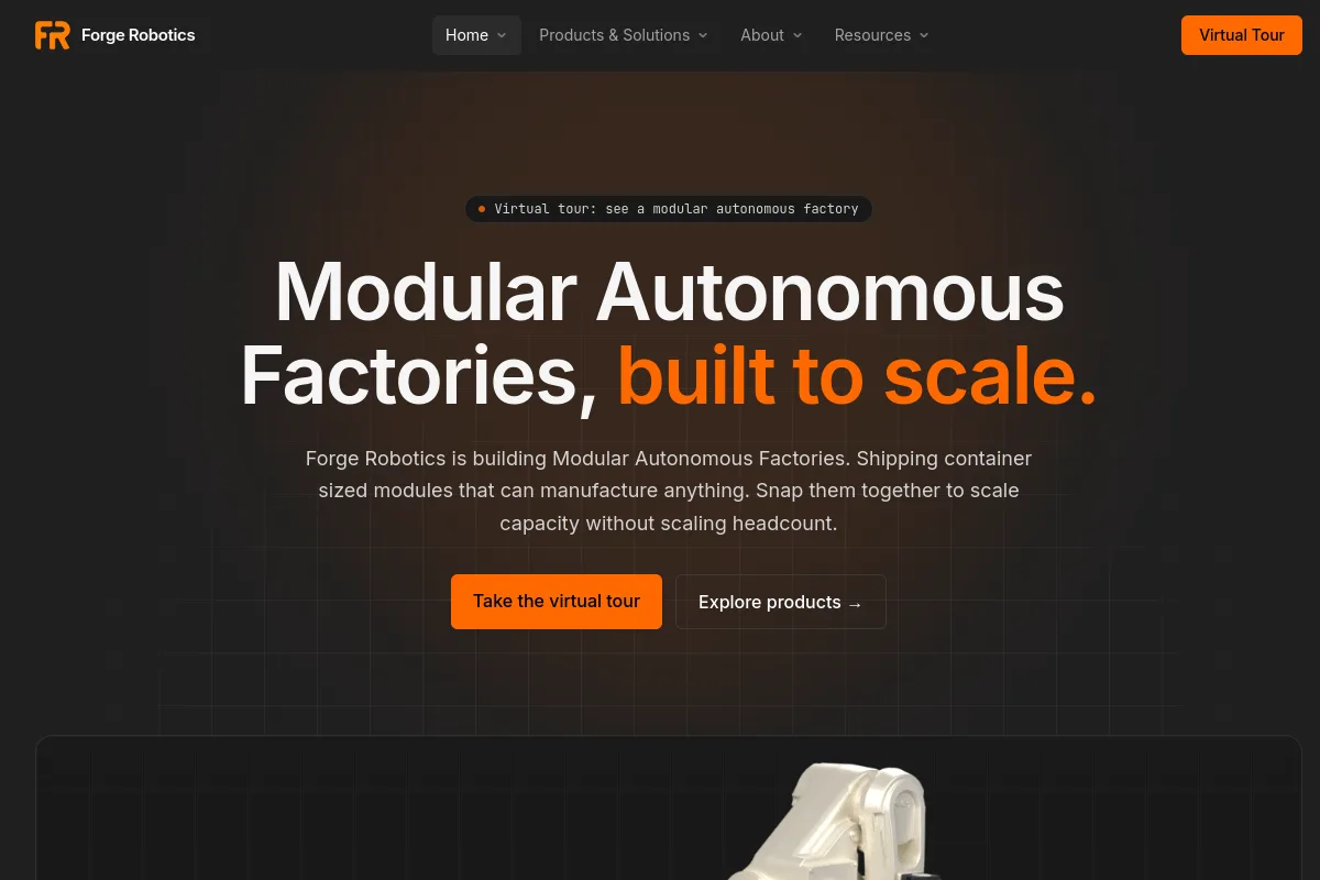 Forge Robotics website or repository screenshot
