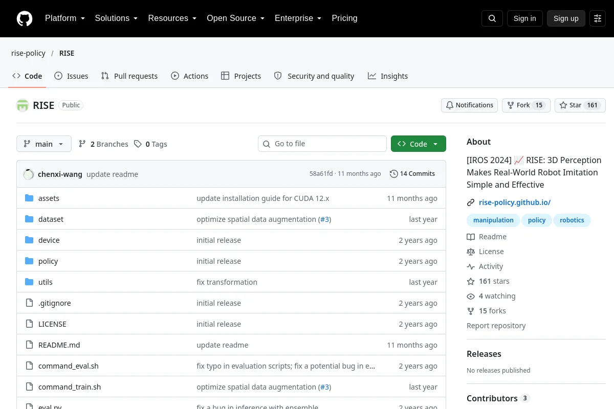 RISE · rise-policy website or repository screenshot