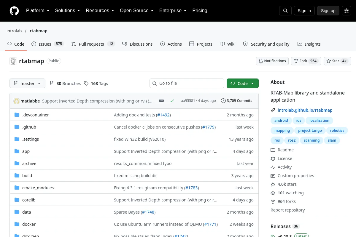 RTAB-Map website or repository screenshot