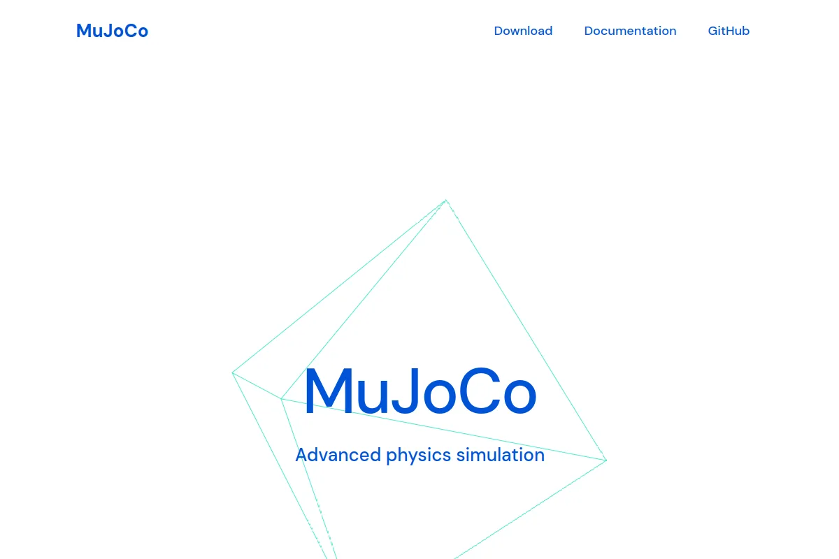 MuJoCo website or repository screenshot