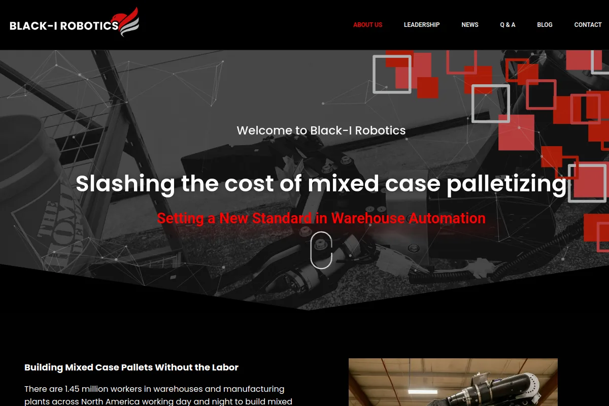 Black-I Robotics website or repository screenshot