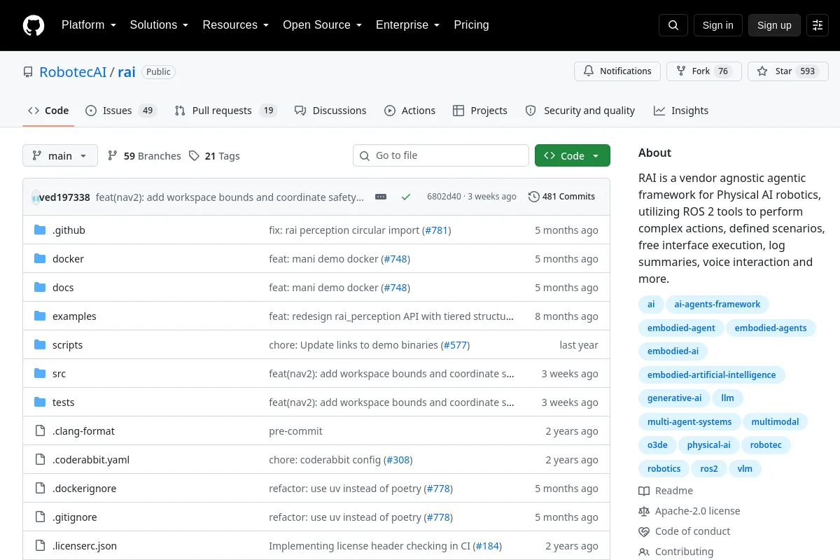 rai · RobotecAI website or repository screenshot