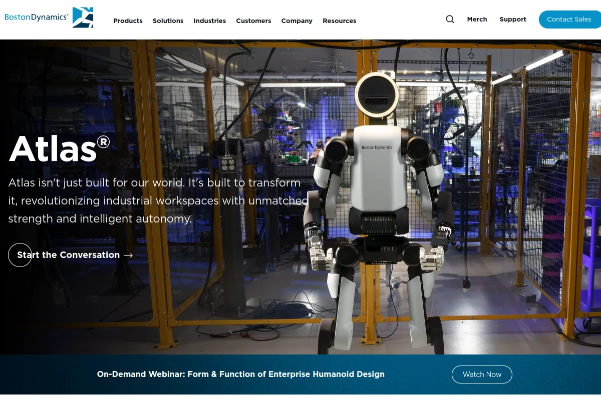Boston Dynamics Atlas website or repository screenshot
