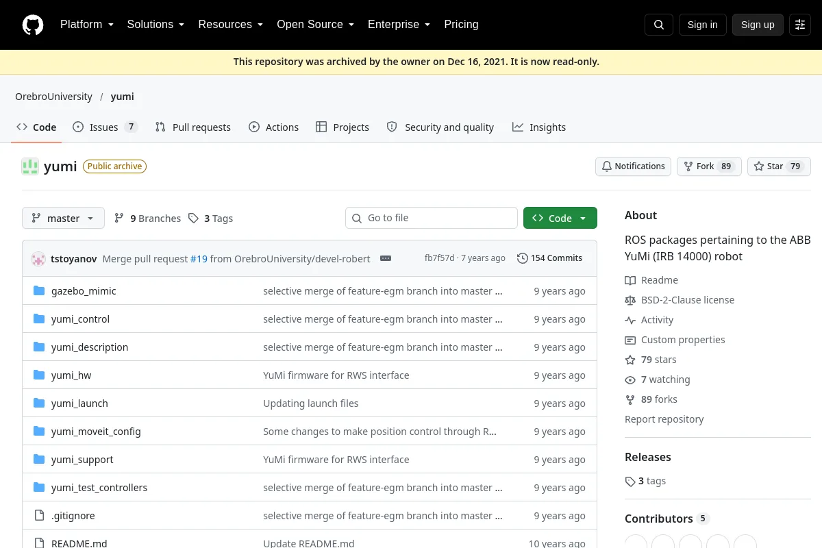 yumi · OrebroUniversity website or repository screenshot