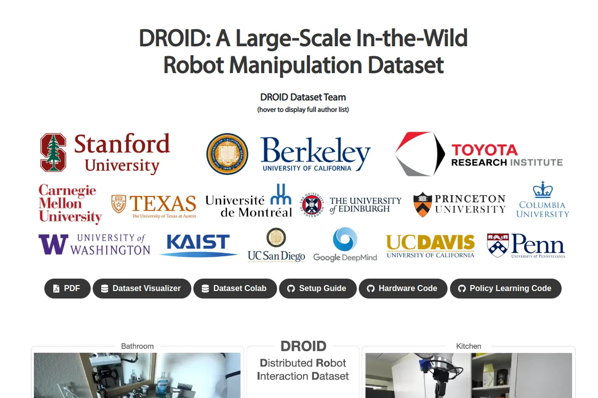DROID website or repository screenshot