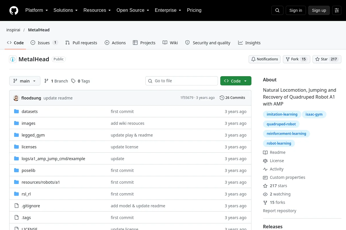 MetalHead · inspirai website or repository screenshot