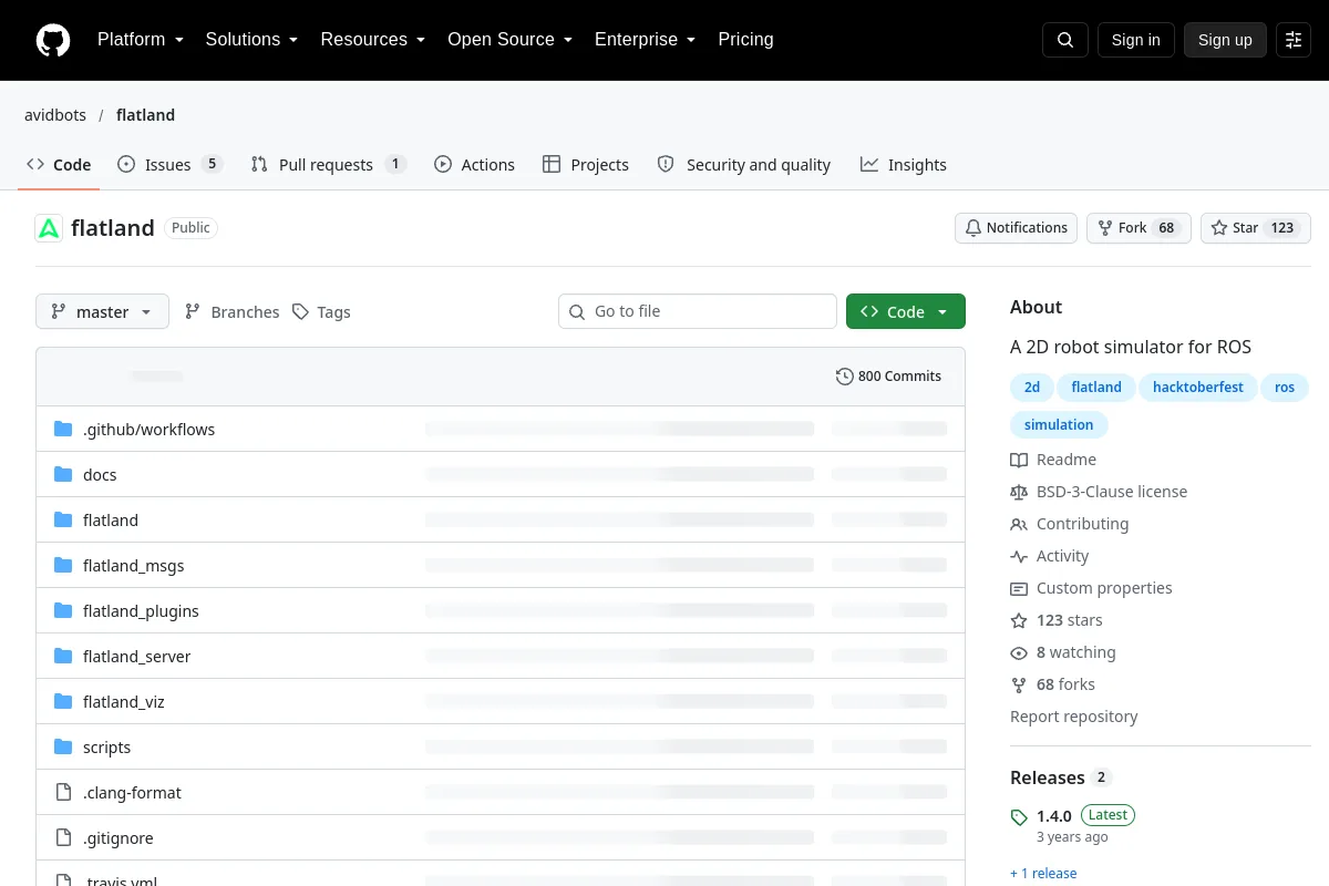flatland · avidbots resource page screenshot