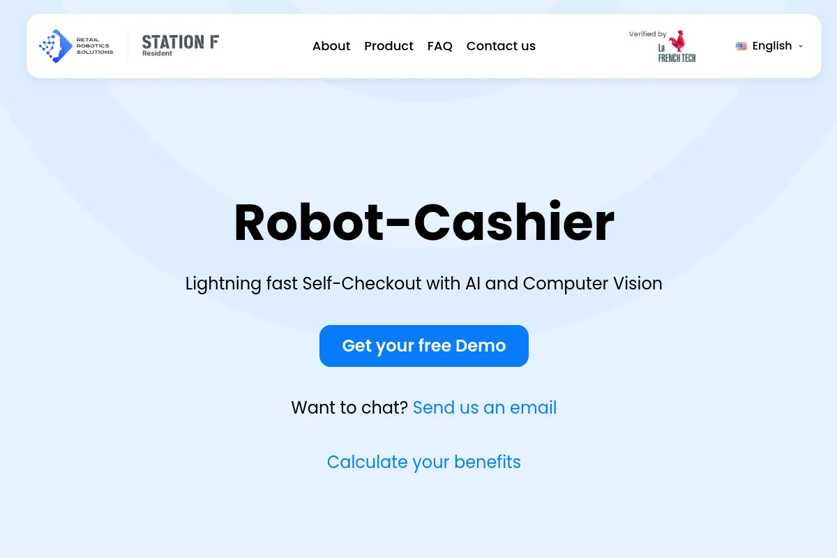 Retail Robotics Solutions (RRS) website or repository screenshot