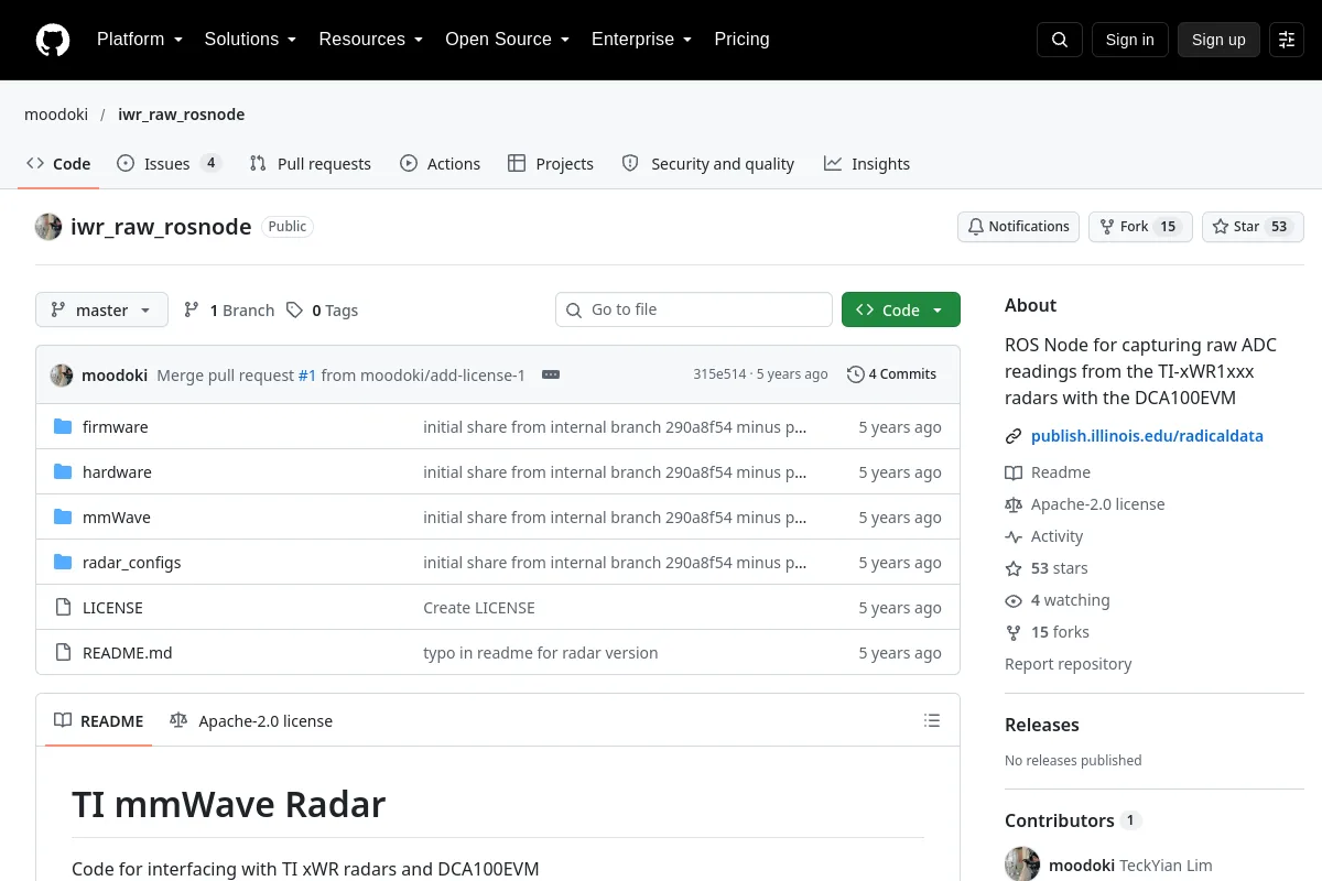 iwr_raw_rosnode · moodoki website or repository screenshot