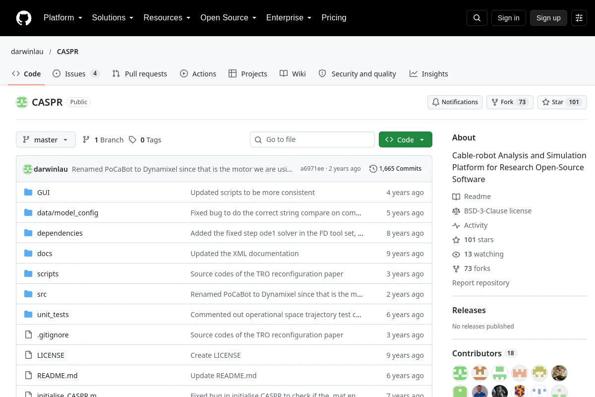 CASPR · darwinlau resource page screenshot