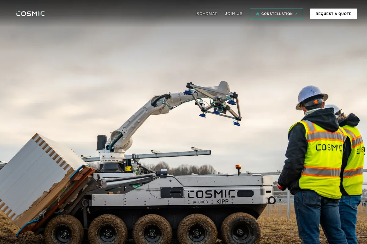 Cosmic Robotics website or repository screenshot