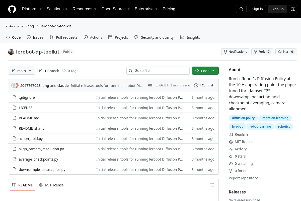lerobot dp toolkit · 2047767028-lang resource page screenshot