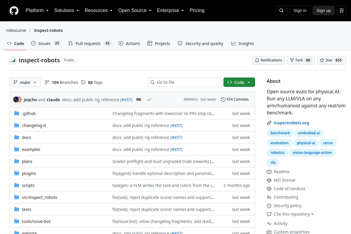 inspect-robots · robocurve website or repository screenshot