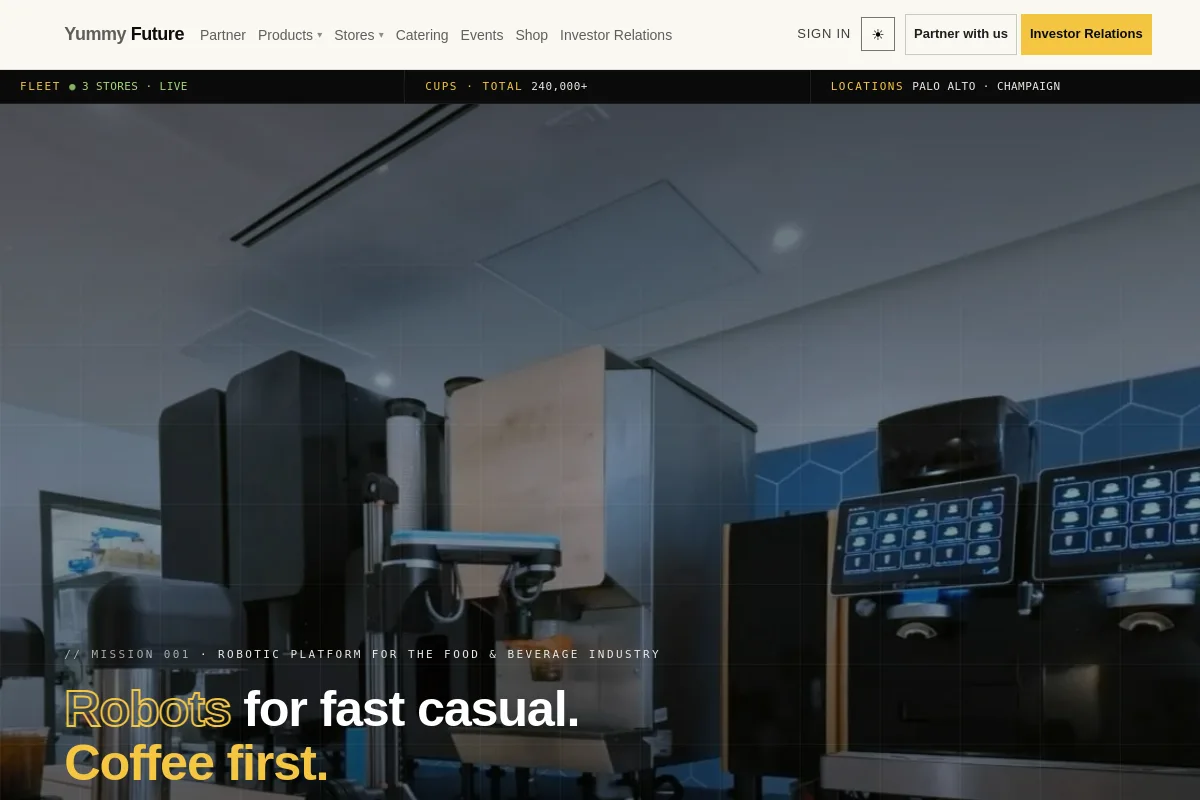 Yummy Future resource page screenshot